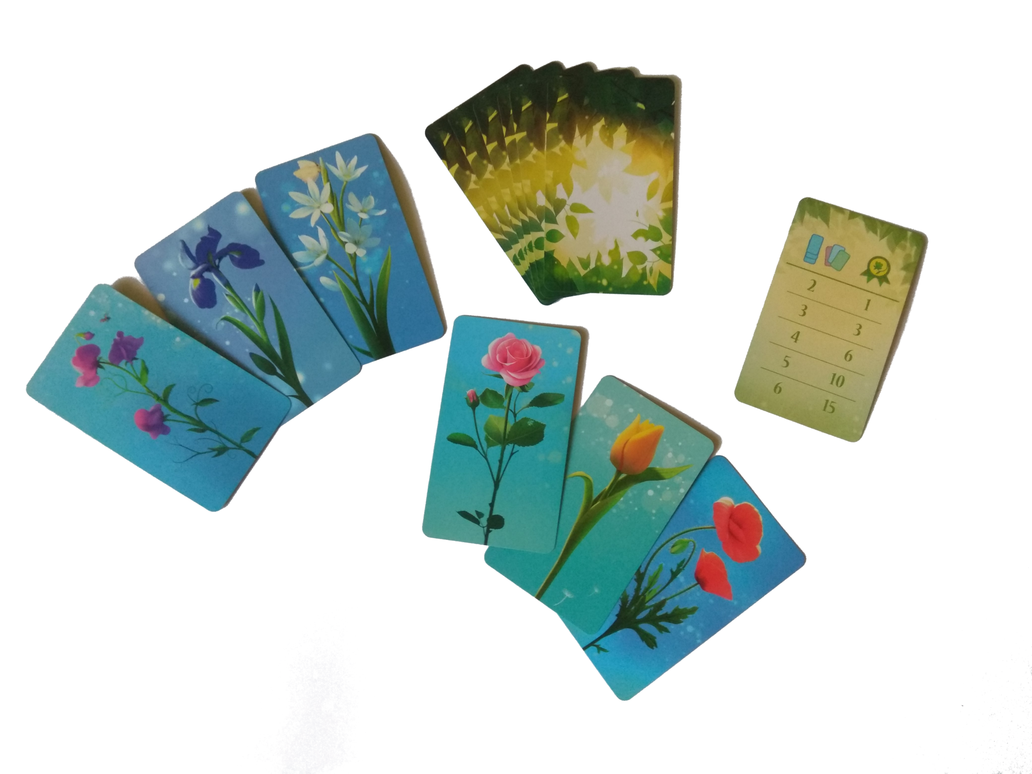 Karty do gry Kwiatki