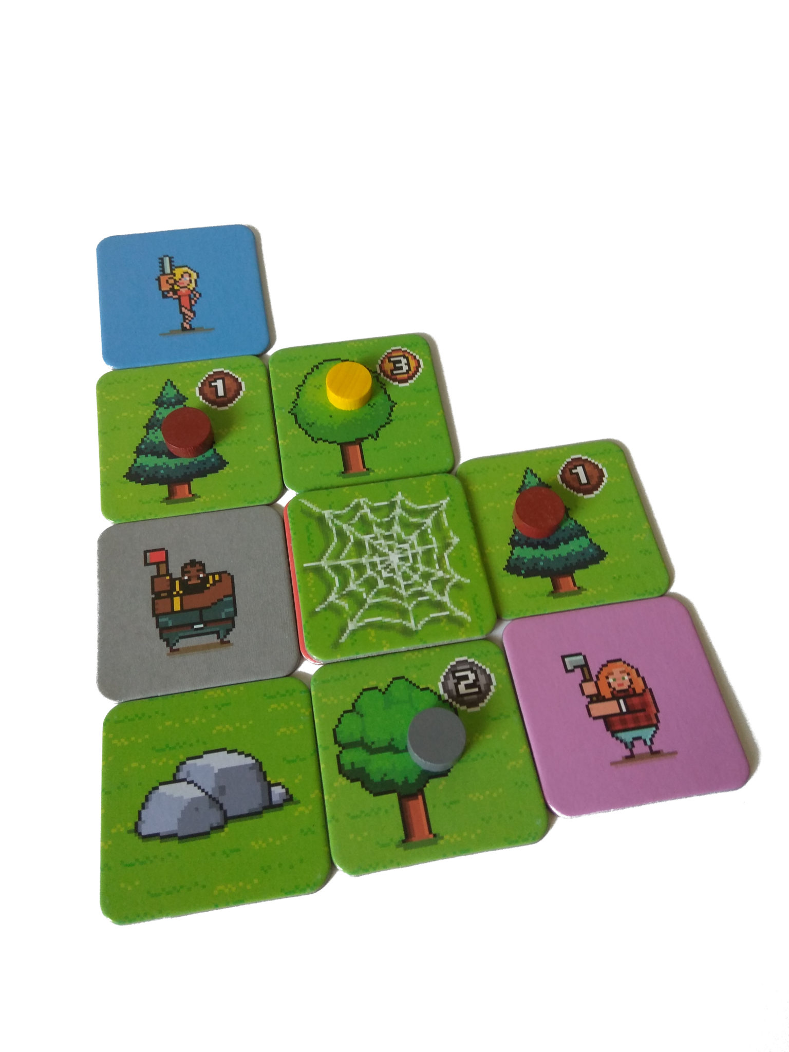 Timberman: Drwale w lesie plansza