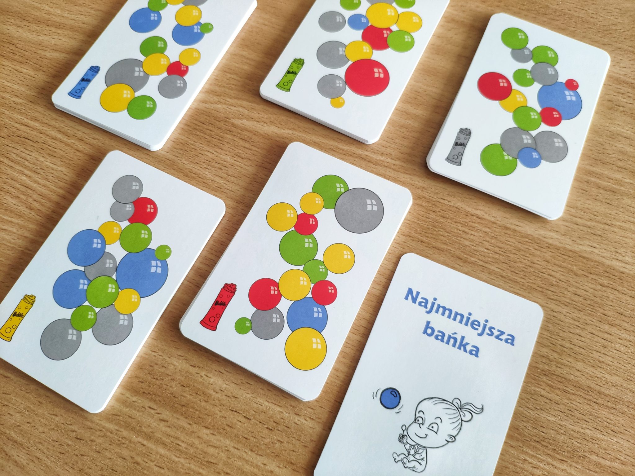 Karty z gry Szybkie bańki