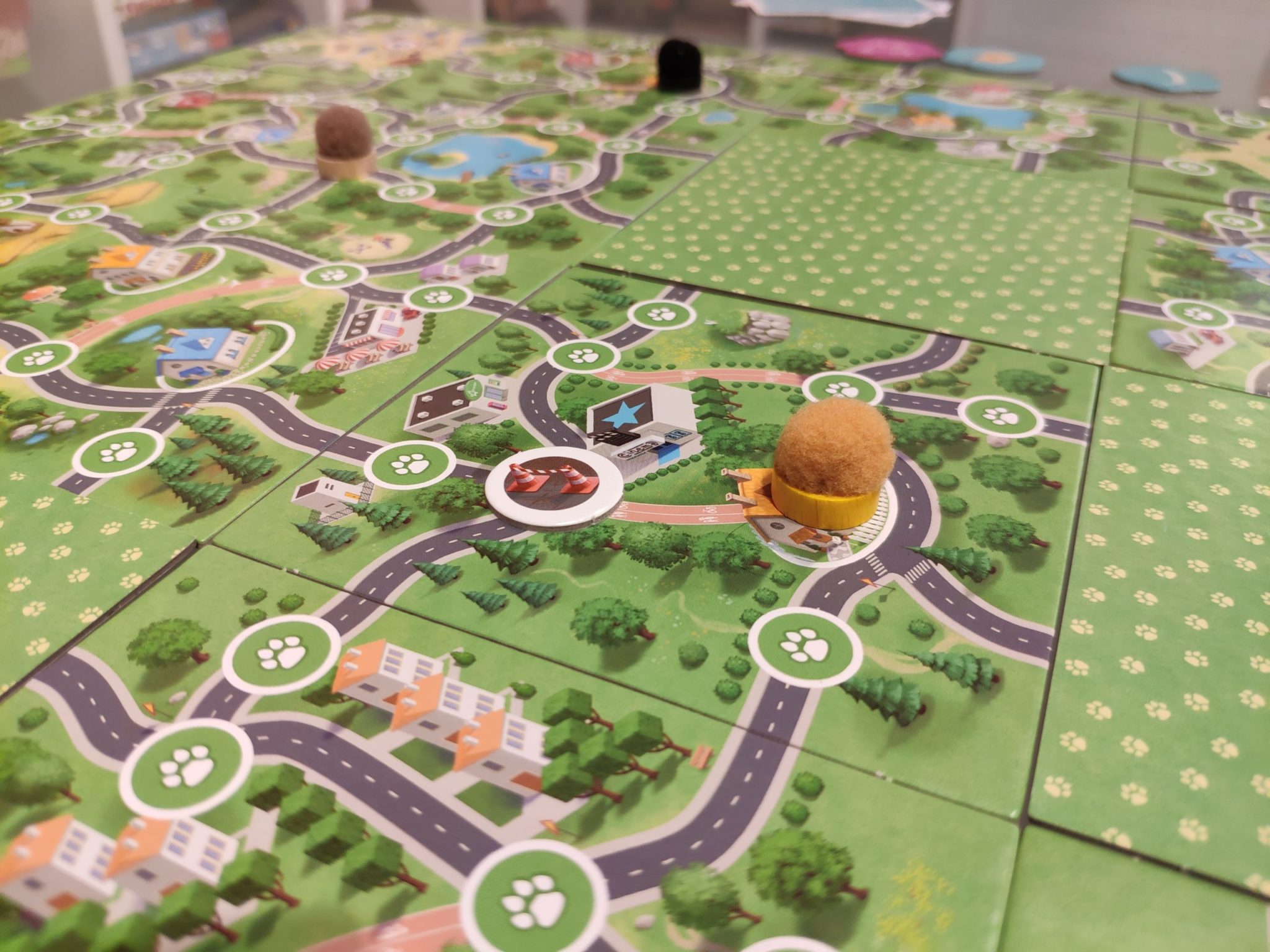 Plansza gry O kocie w kłopocie