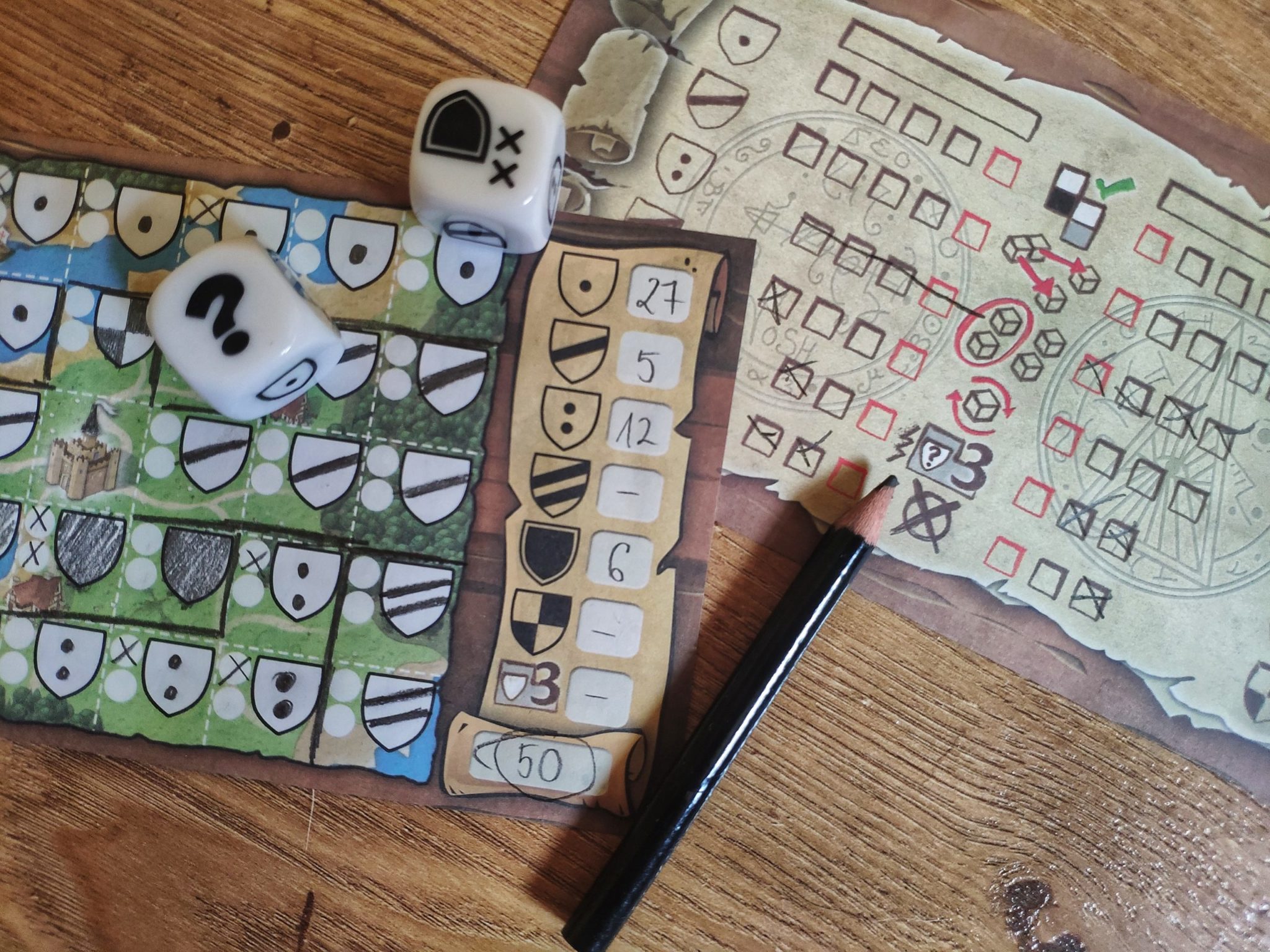 Kingdomino Duel Arkusz