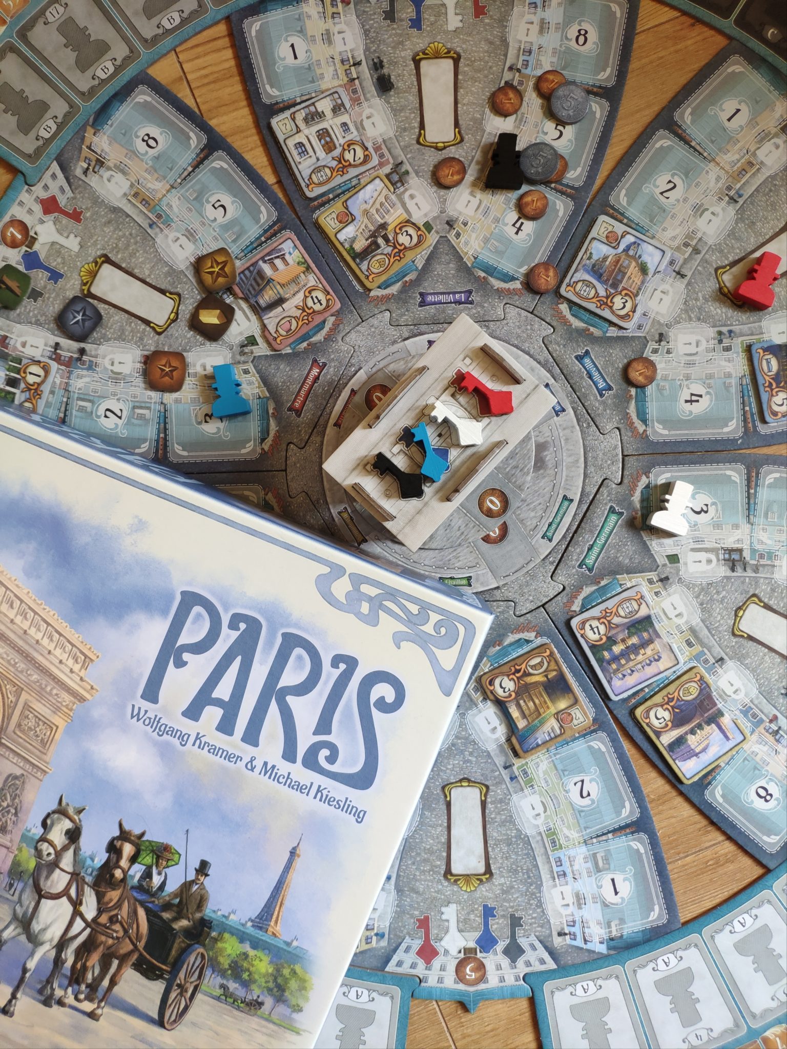 Paris gra planszowa