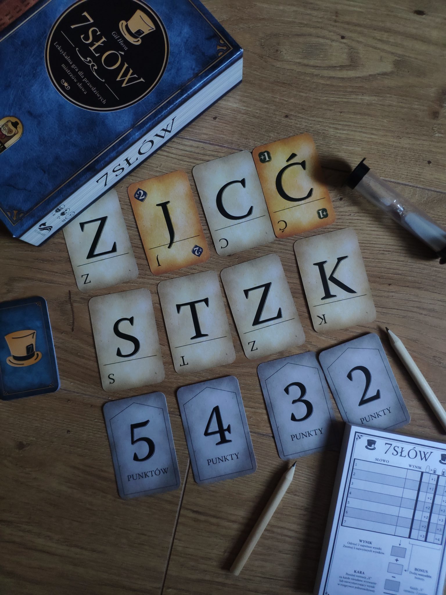 7 s艂贸w gra planszowa