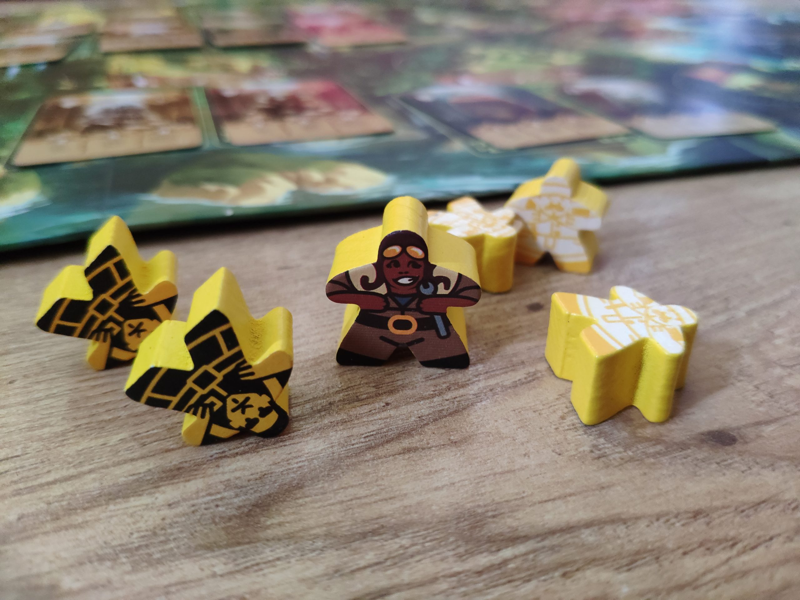 Pionki z gry Quetzal