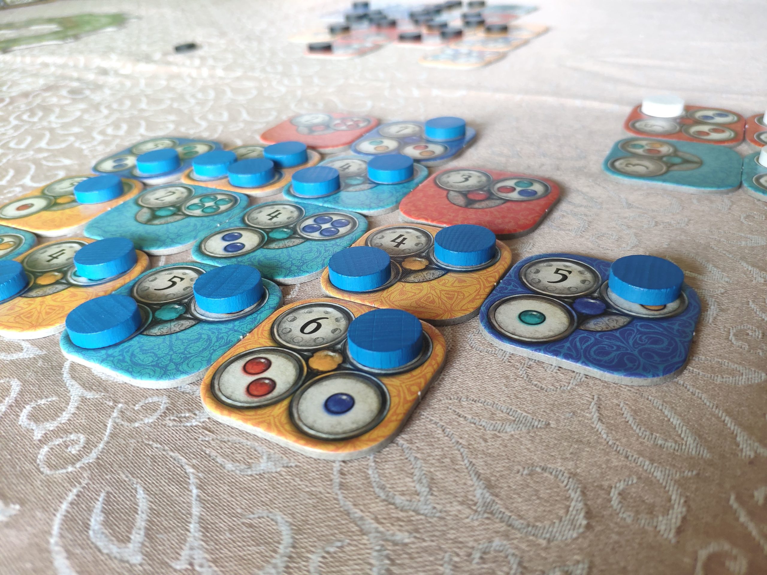 Rozłożona gra planszowa