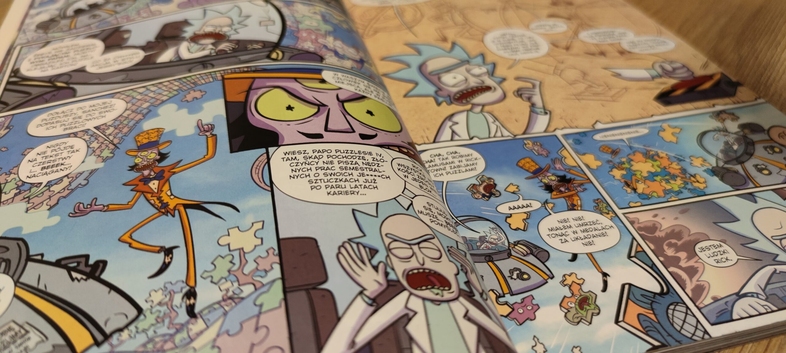 nowa czapka ricka komiks