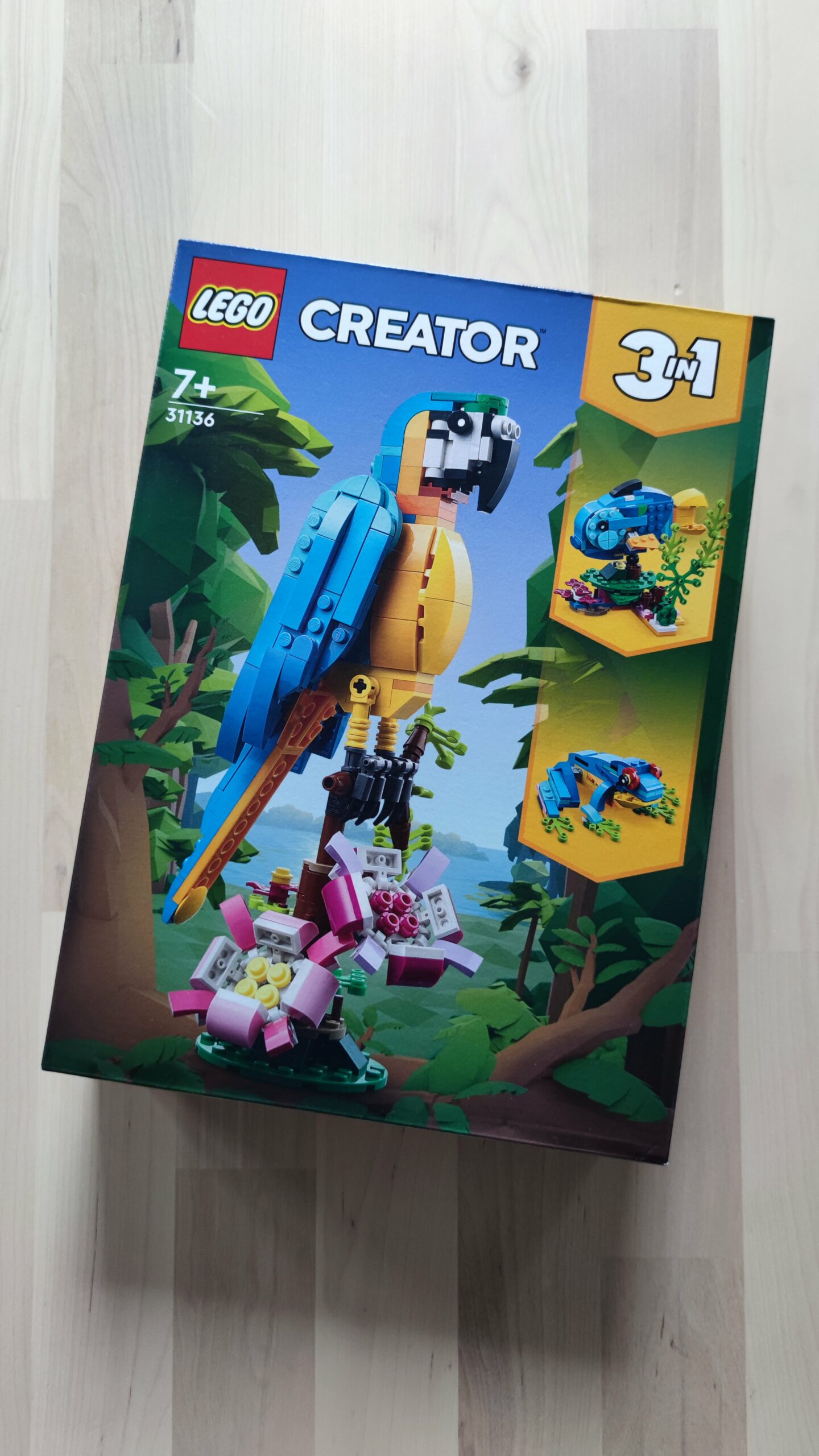 Egzotyczna papuga LEGO recenzja